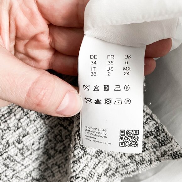 Hugo Boss Linen Blend Skirt - Picture 4 of 6